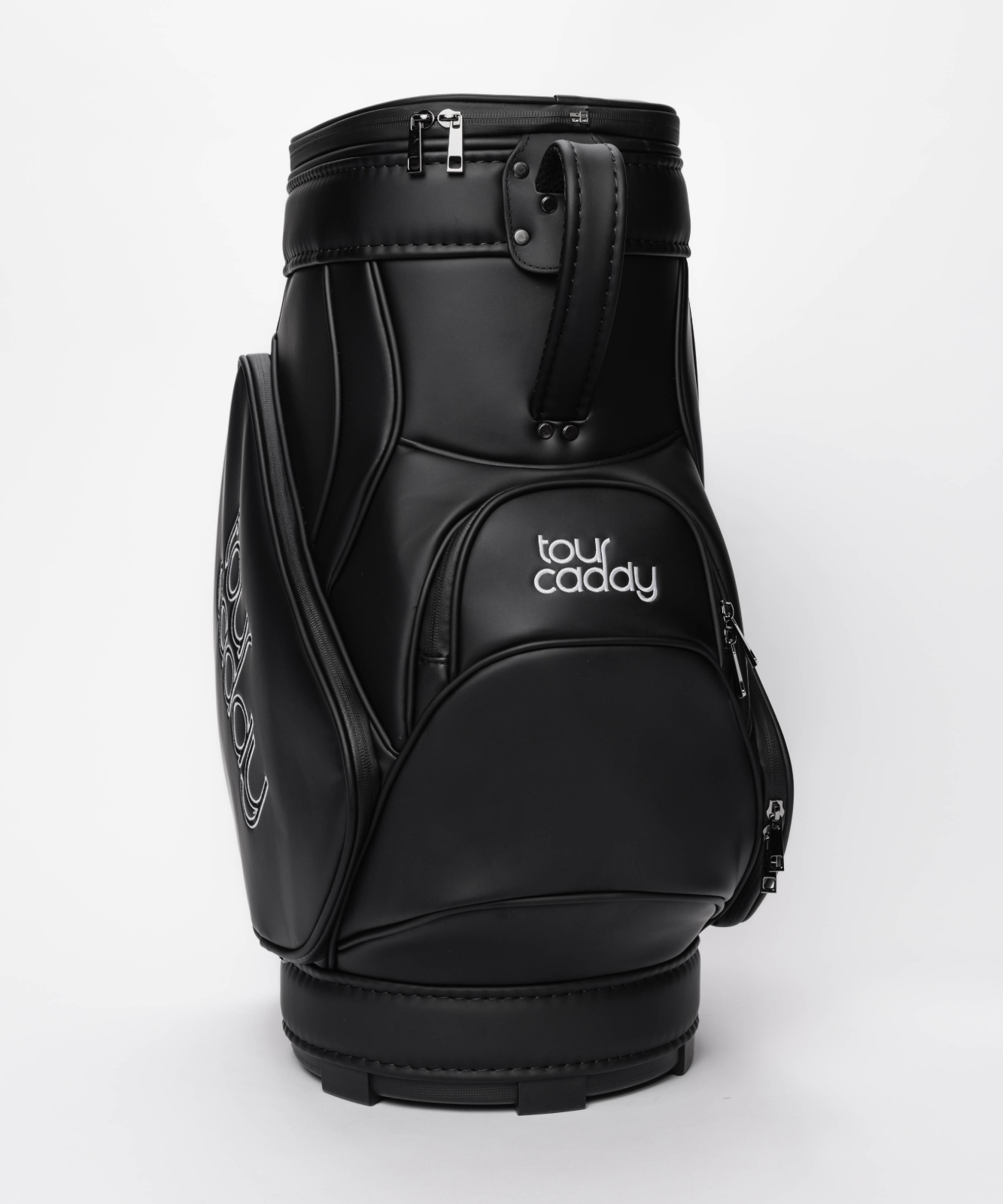 Tour Caddy Black golf bag, angled product view #color_black