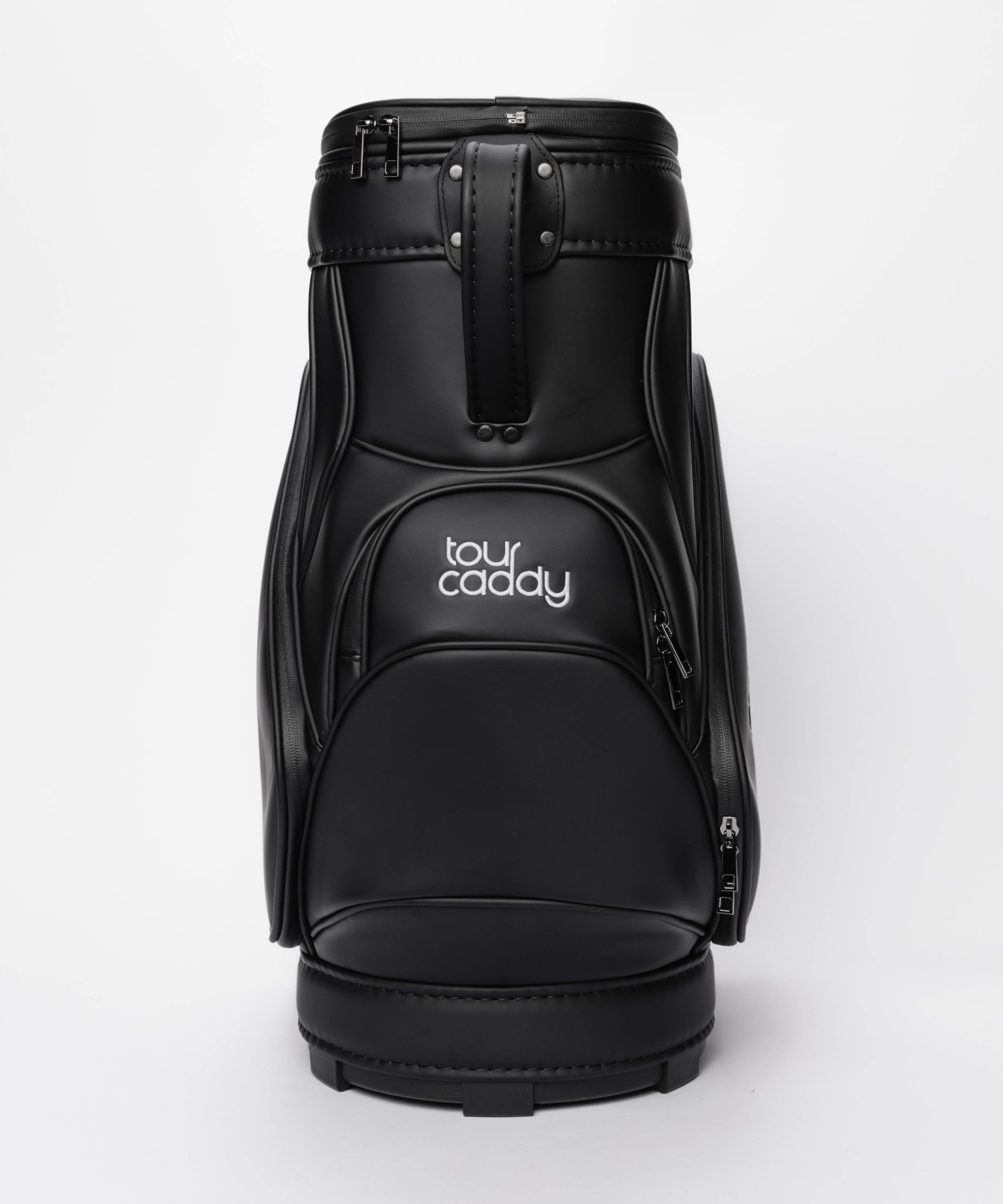 Tour Caddy Black golf bag, side profile #color_black